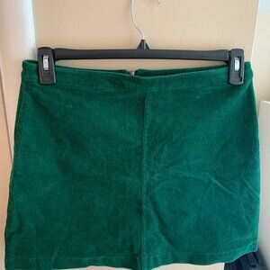 Forever 21 Green Mini Skirt